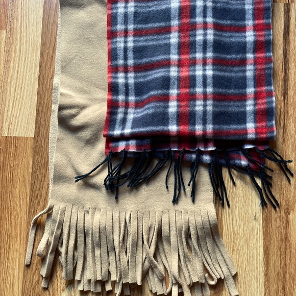 Accessories - Two gender neutral Soft flannel scarves-